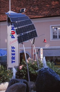 Solar fountain, Gleisdorf, credit pvresources